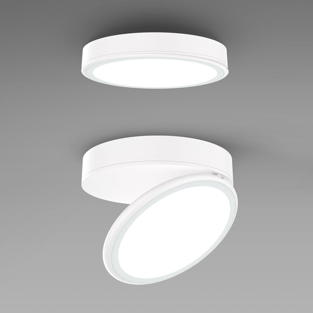 Miro Led Light Miro White 10W/18W Directional LED Surface Mounted Downlight (350° Hor ...