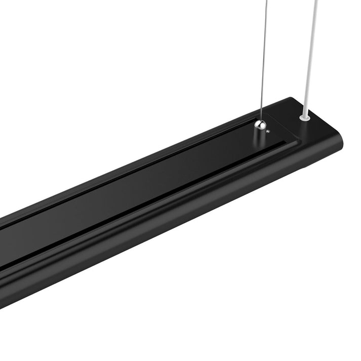Slim 02 Batten Black 600/900/1200mm LED Ceiling Mounted & Suspension L ...
